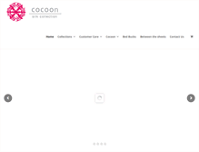 Tablet Screenshot of cocoonbedding.com